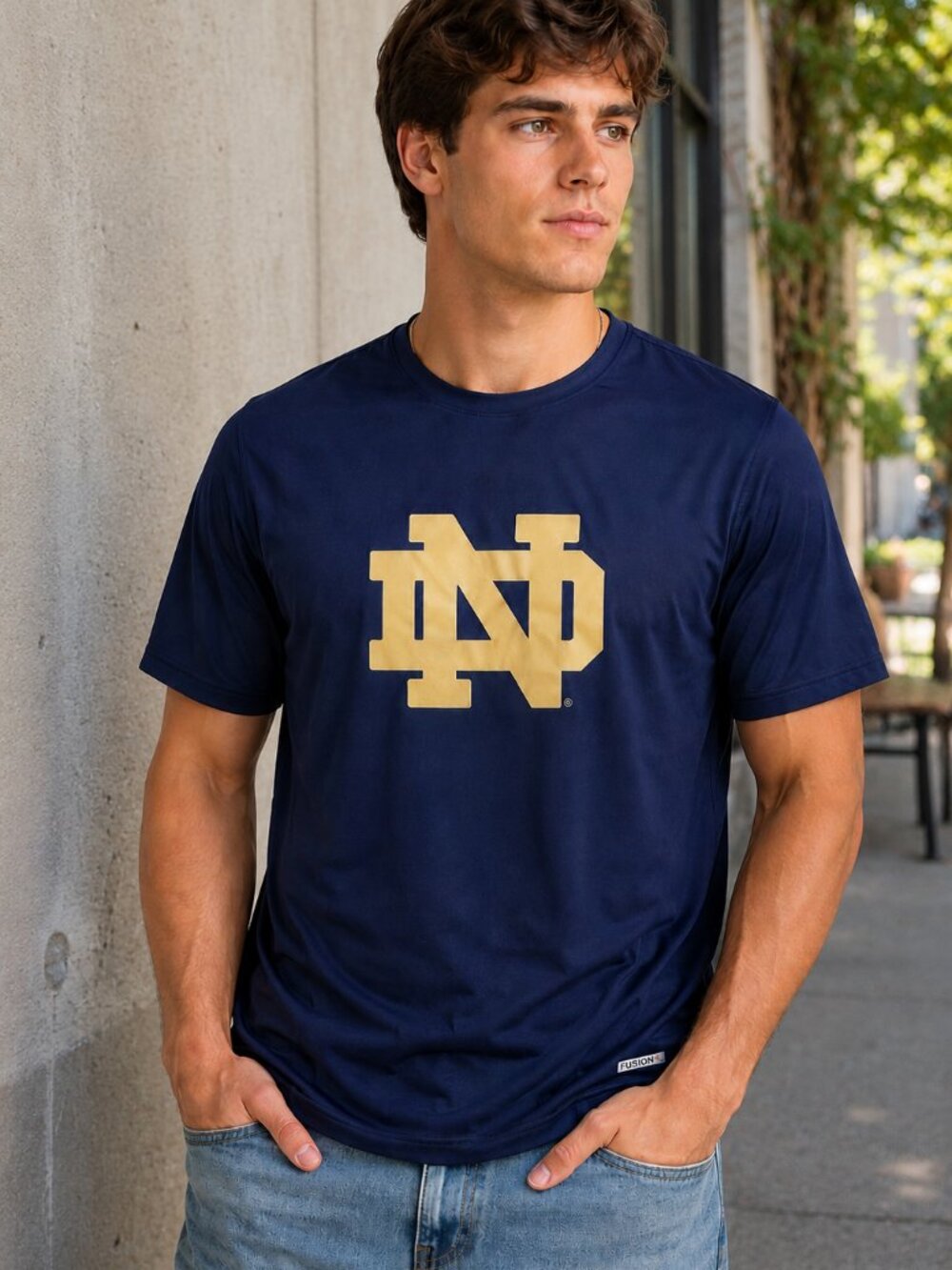Notre Dame Fighting Irish Pro Edge Fusion Fit Performance Tee XL